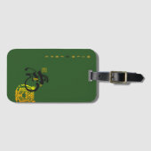 Green Tiger Wild & Free Chinoiserie Chic Bagagelabel (Voorkant (horizontaal))