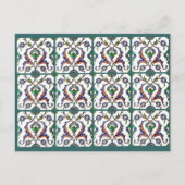 Green Tile-Turkey Briefkaart (Voorkant)