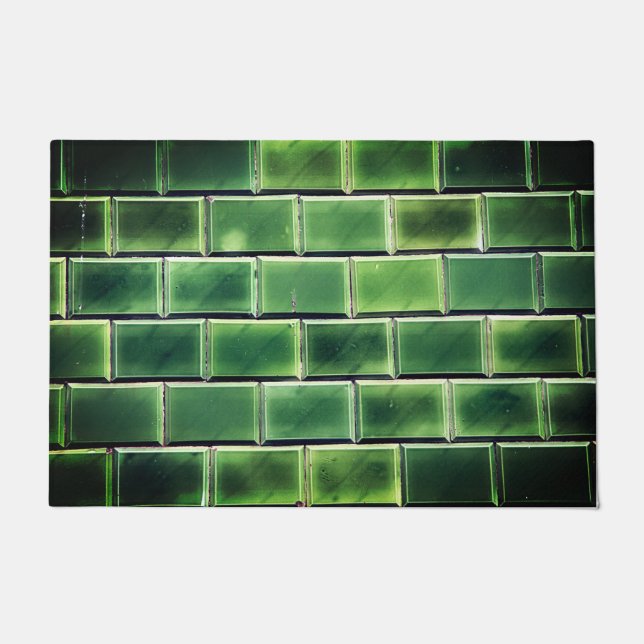 Green Tiles Doormat Deurmat (Voorkant)