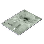 Green Tinted Daisy Flower Notitieboek (Linkerzijde)