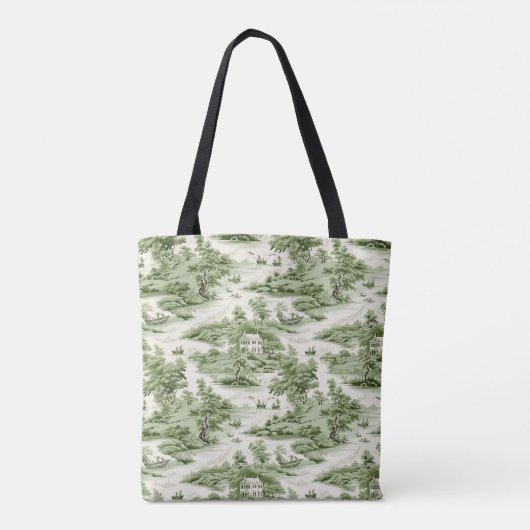 Green Toile Tas (Achterkant)