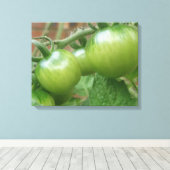 Green Tomaten Canvas Afdrukken (Insitu (Houten vloer))