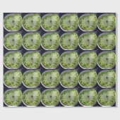 Green Tomato Hearts Cadeaupapier (Vlak)