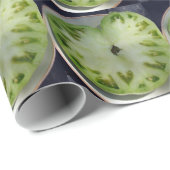 Green Tomato Hearts Cadeaupapier (Rol Hoek)