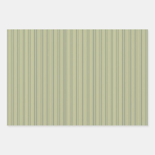 Green Tone Wrapping Paper Set van 3 Design (Voorkant)