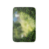 Green Topiary Heart Badmat (Voorkant Verticaal)