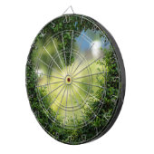 Green Topiary Heart Dartbord (Voorkant Rechts)