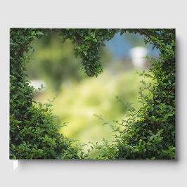 Green Topiary Heart Gastenboek