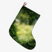 Green Topiary Heart Grote Kerstsok (Voorkant (Hangend))