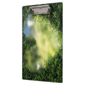 Green Topiary Heart Klembord (Links)