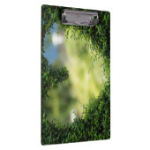 Green Topiary Heart Klembord (Rechts)