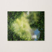 Green Topiary Heart Legpuzzel (Horizontaal)