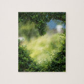 Green Topiary Heart Legpuzzel (Verticaal)
