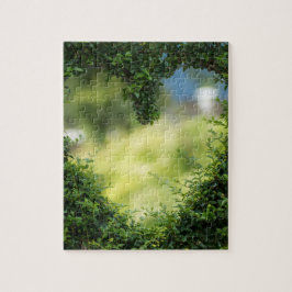 Green Topiary Heart Legpuzzel