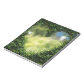 Green Topiary Heart Notitieblok (Linkerzijde)