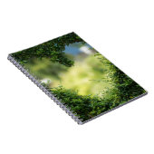 Green Topiary Heart Notitieboek (Rechterzijde)