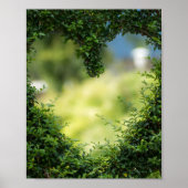 Green Topiary Heart Poster (Voorkant)