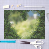 Green Topiary Heart Tissuepapier (Craft)