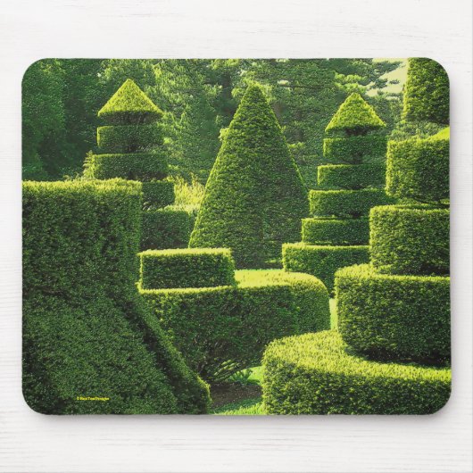 Green Topiary - Mousepad Muismat (Voorkant)