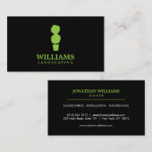 Green Topiary Plant II Landscaping Visitekaartje (Voorkant / Achterkant)