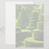 Green Topiary - Stationery Briefpapier (Voorkant / Achterkant)