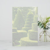 Green Topiary - Stationery Briefpapier (Staand voorkant)