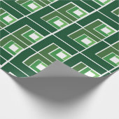 Green Topsy Turvy Cadeaupapier (Hoek)