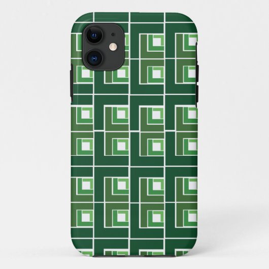 Green Topsy Turvy Case-Mate iPhone Case (Achterkant)