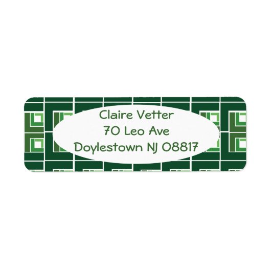 Green Topsy Turvy Etiket (Voorkant)