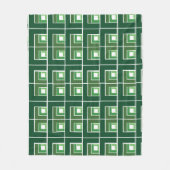 Green Topsy Turvy Fleece Deken (Voorkant)