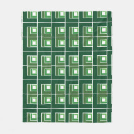 Green Topsy Turvy Fleece Deken