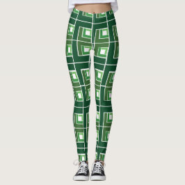 Green Topsy Turvy Leggings