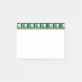 Green Topsy Turvy Post-it® Notes (Voorkant)