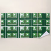 Green Topsy Turvy Strandlaken (Voorkant)