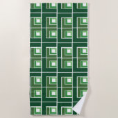 Green Topsy Turvy Strandlaken (Voorkant)