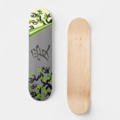 Green Tortelduifjes Sakura Tree Chinese Love Symbo Persoonlijk Skateboard (Voorkant)