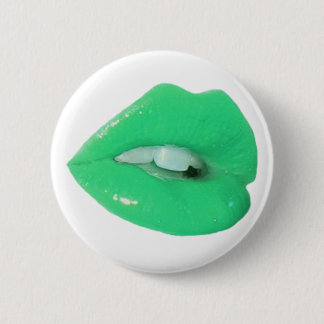 Green Toxic Kiss Ronde Button 5,7 Cm