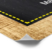 Green Tractor Baby shower Welkomstteken Decor Poster (Hoek)