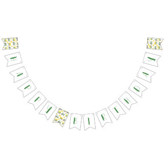 Green Tractor Boerderij Birthday Bunting Banner
