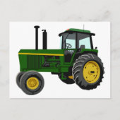 Green Tractor Briefkaart (Voorkant)