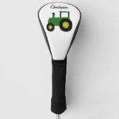 Green Tractor Design Golfheadcover (Voorkant)