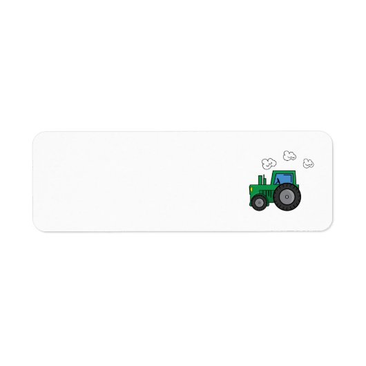 Green Tractor Etiket (Voorkant)