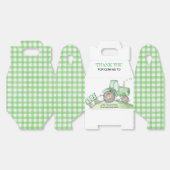 Green Tractor Farm birthday gable Bedankdoosjes (Ongevouwen)