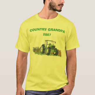green_tractor, LAND GRANDPA, 2007 T-shirt