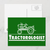 Green Tractor Ologist Briefkaart (Voorkant / Achterkant)