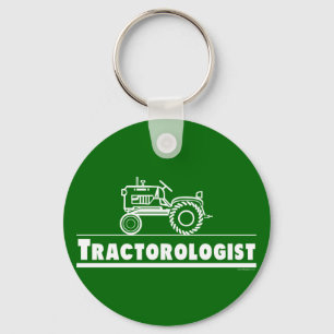 Green Tractor Ologist Sleutelhanger