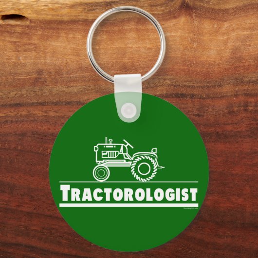 Green Tractor Ologist Sleutelhanger (Voorkant)