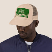 Green Tractor Ologist Trucker Pet (In situ)