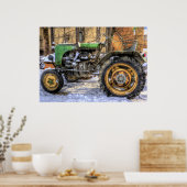 Green Tractor Poster (Keuken)
