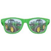 Green Tractor Retro Zonnebril (Voorkant)